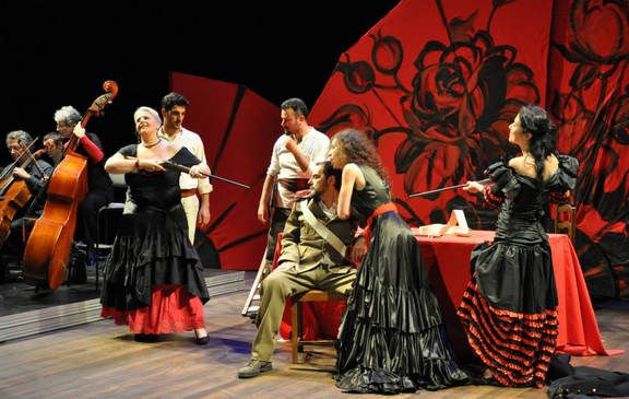Opéra Carmen sur scène
